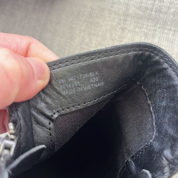 Frye Ankle Boots Womens Size 9 Black Leather Booties - Picture 6 of 8